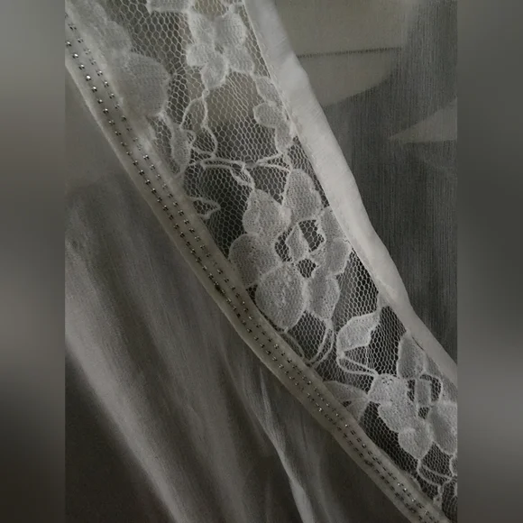 White Bathing Suit Cover-up - Picture 2 of 3